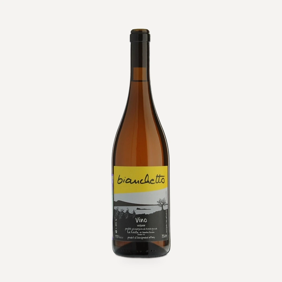 Bianchetto wine — Le Coste winery — Dionysus