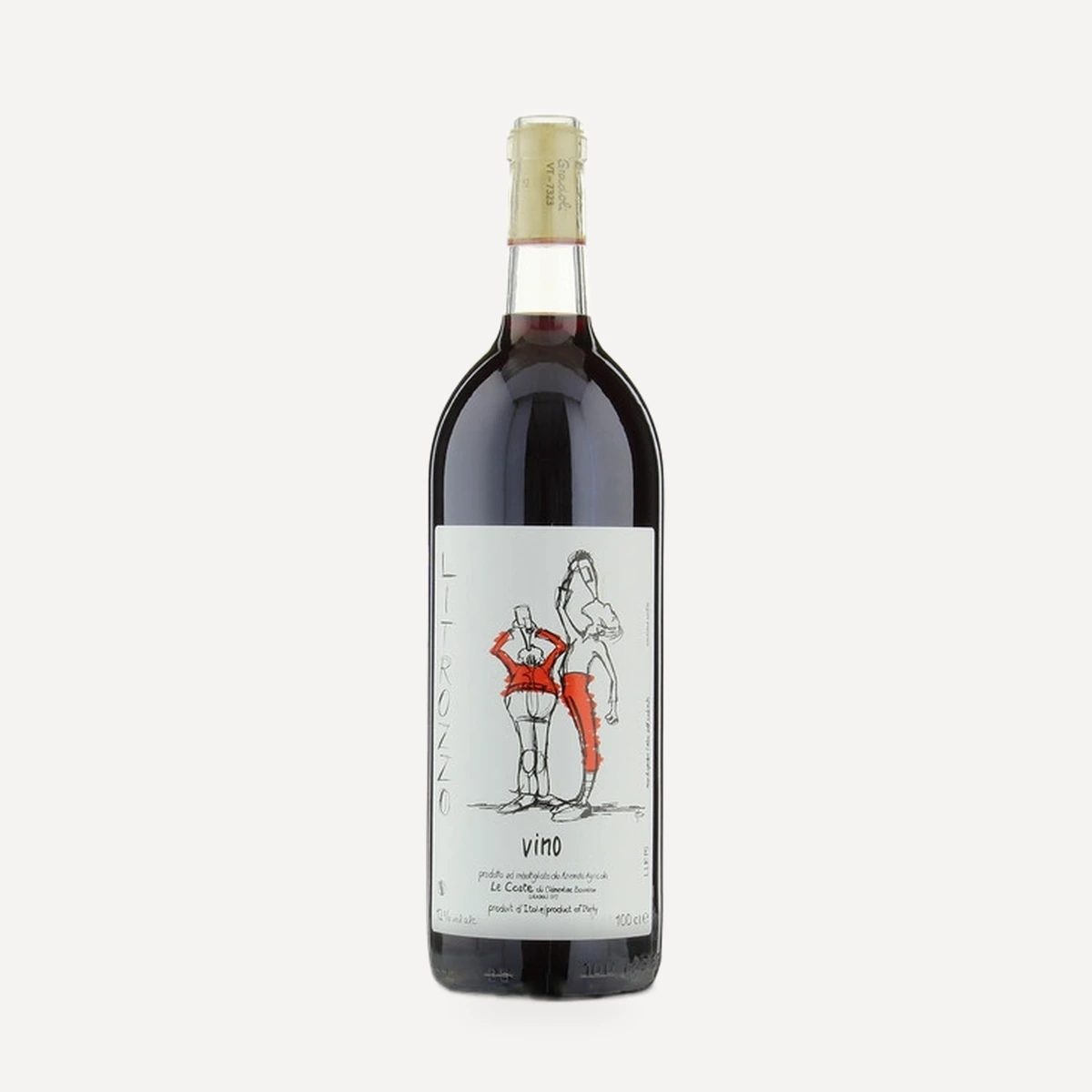 Litrozzo Rosso wine — Le Coste winery — Dionysus