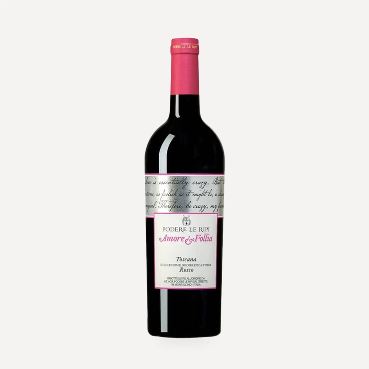 Amore e Follia wine — Le Ripi winery — Dionysus