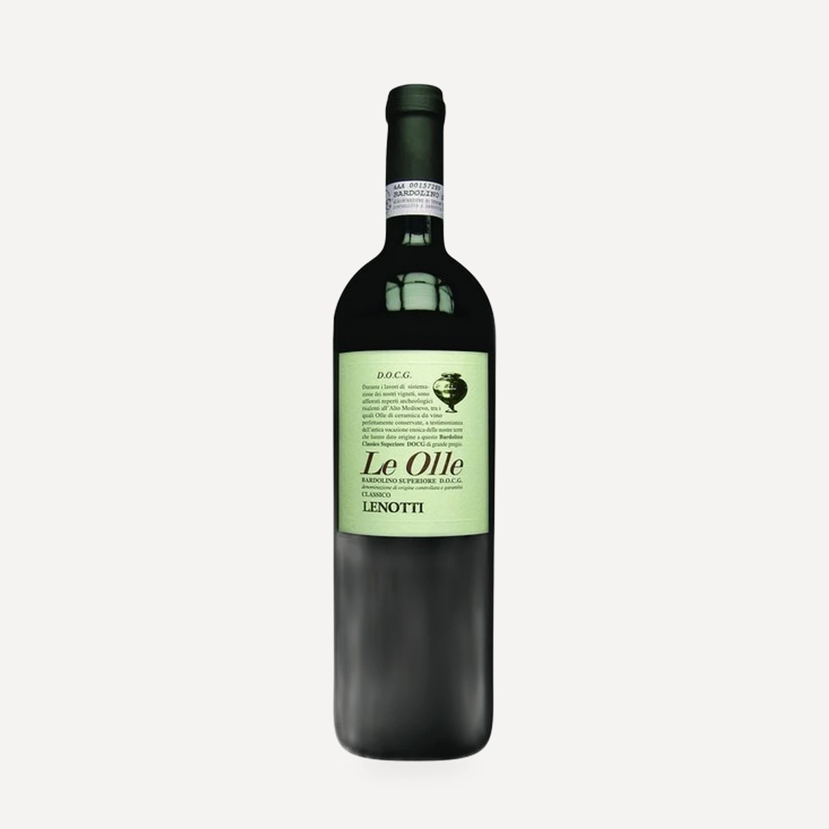 “Le Olle” Bardolino Superiore Classico DOCG wine — Lenotti winery — Dionysus
