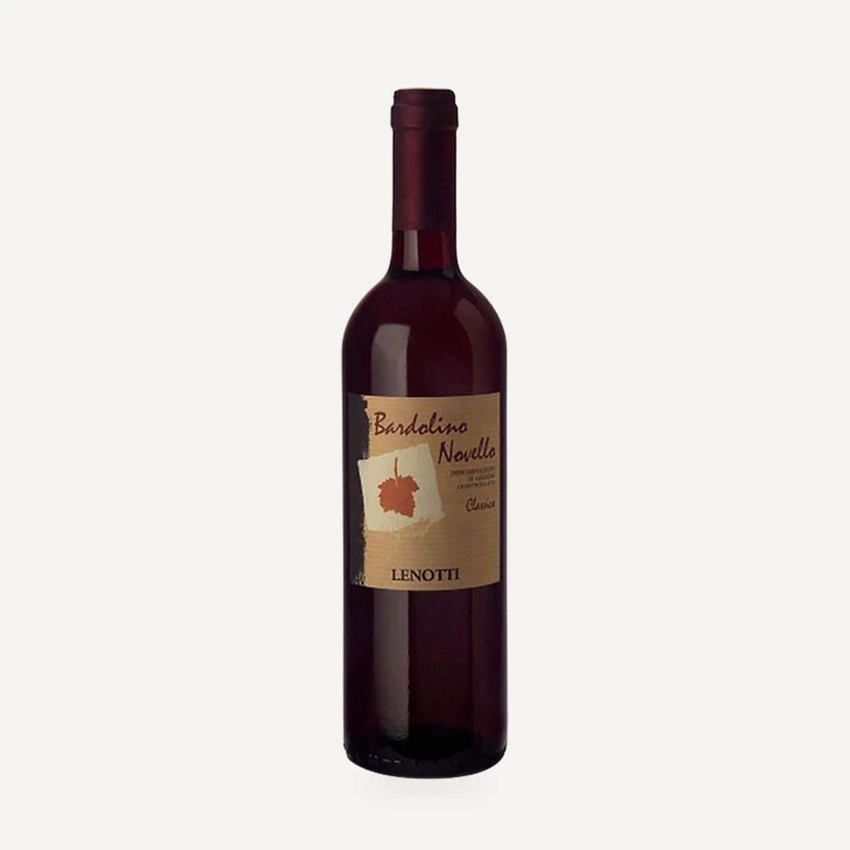 Novello Bardolino Classico DOC wine — Lenotti winery — Dionysus
