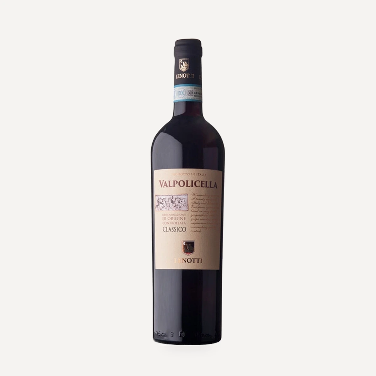 Valpolicella Classico DOC wine — Lenotti winery — Dionysus