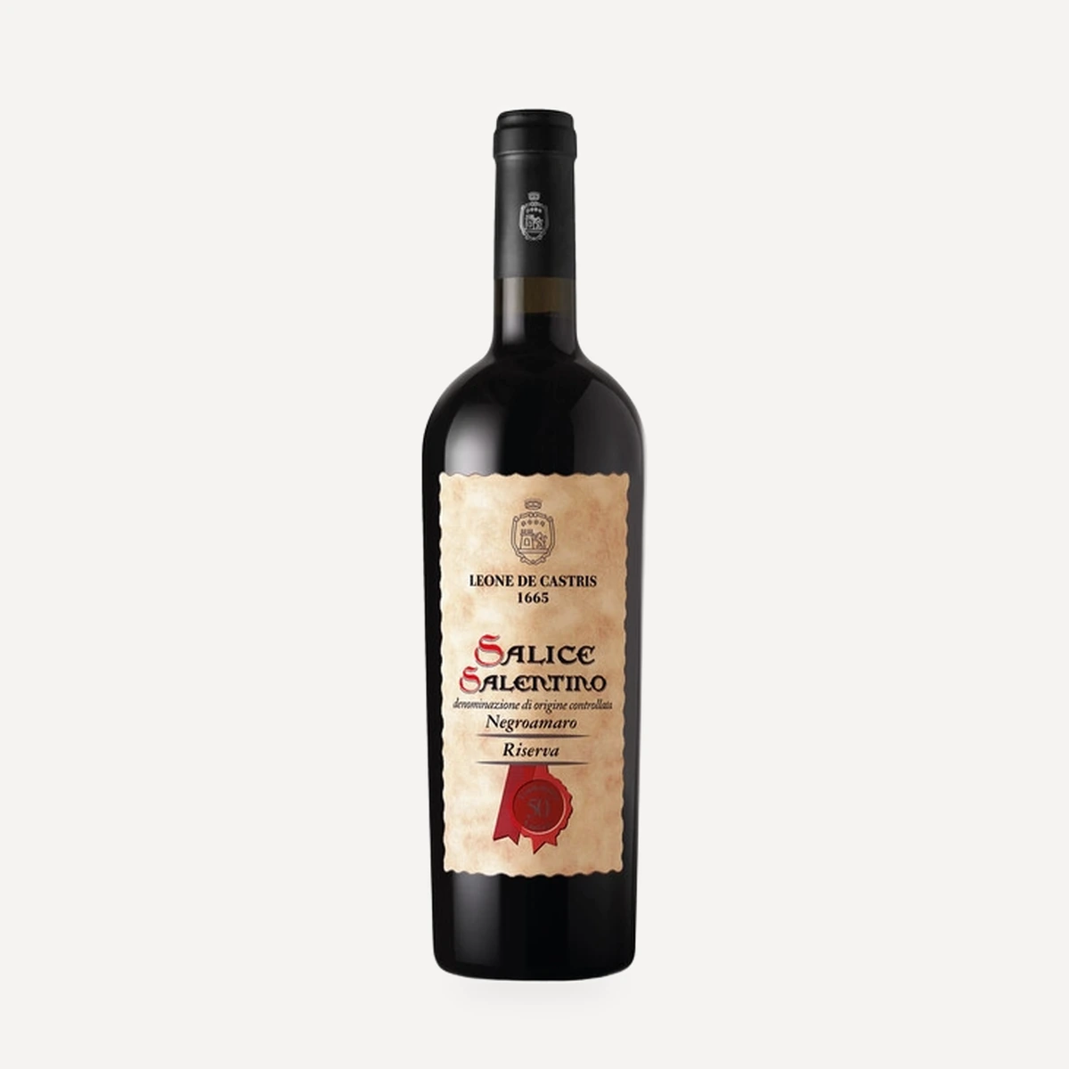 50° Vendemmia Salice Salentino Riserva DOC wine — Leone de Castris winery — Dionysus