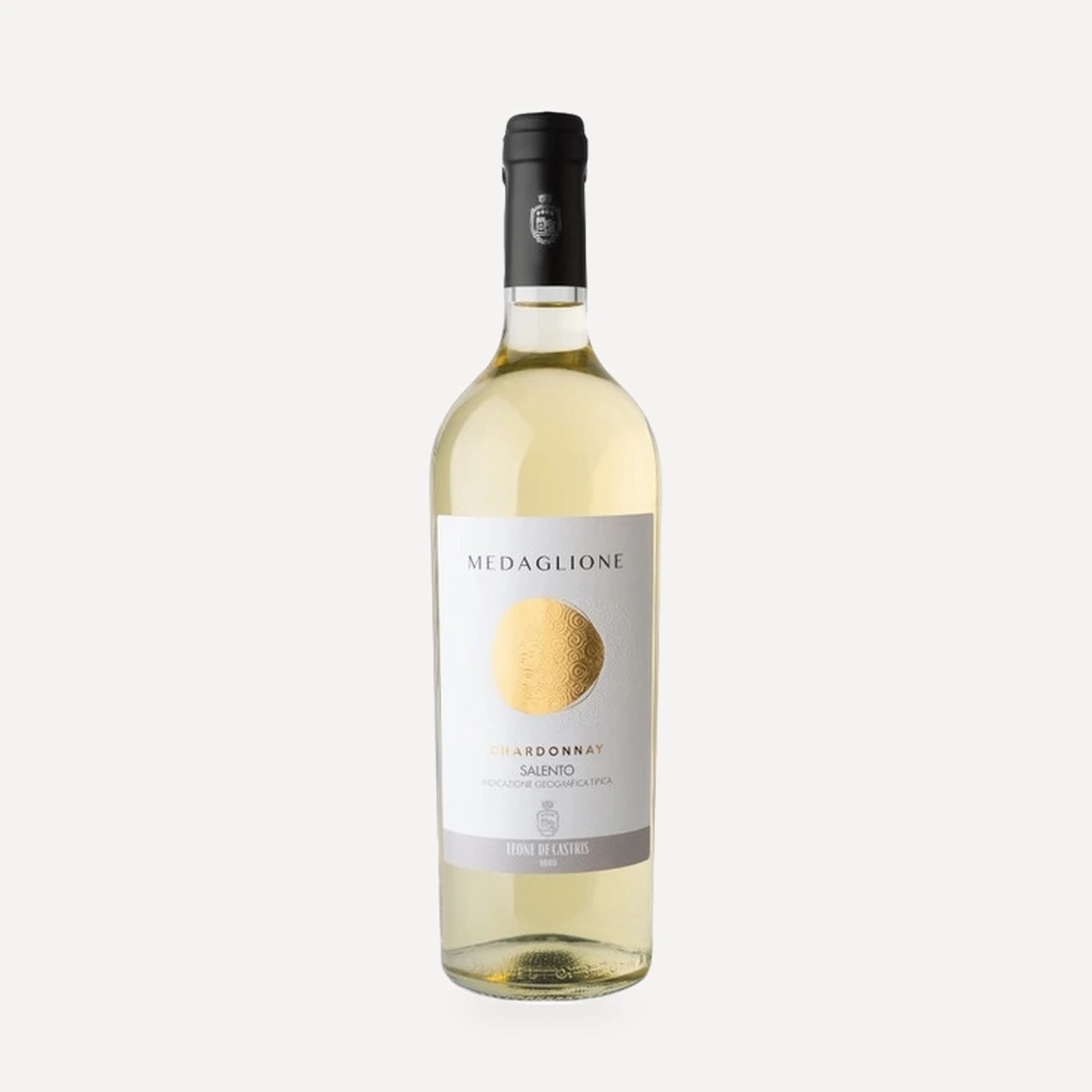 Il Medaglione Chardonnay Salento IGT wine — Leone de Castris winery — Dionysus
