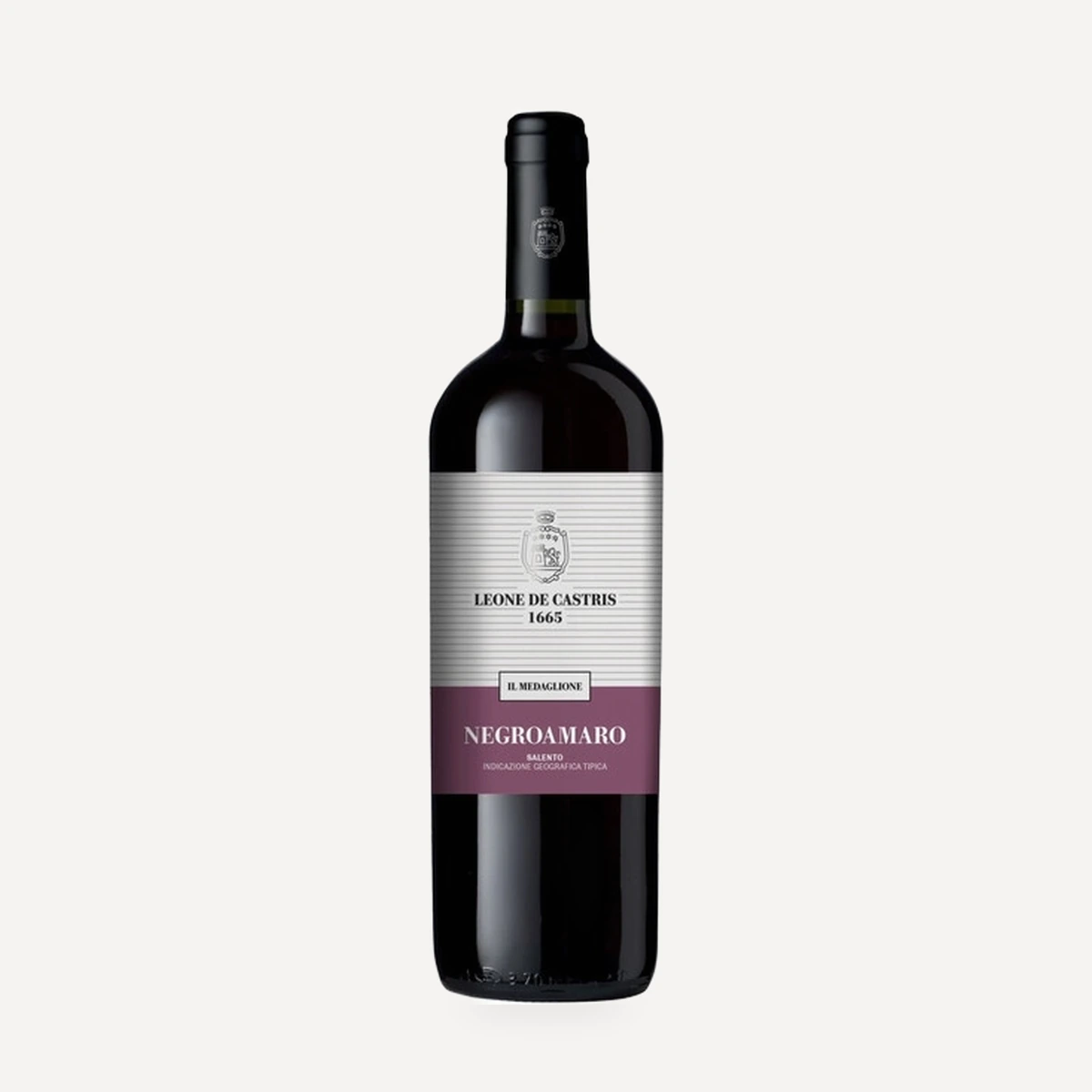 Il Medaglione Negroamaro Rosso Salento IGT wine — Leone de Castris winery — Dionysus