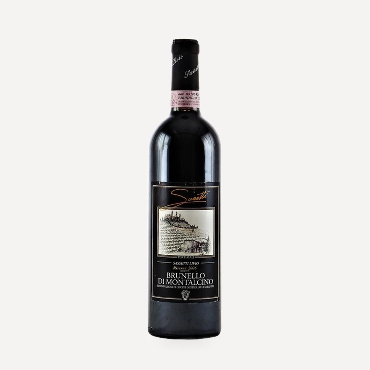 Brunello di Montalcino Riserva DOCG wine — Sassetti Livio Pertimali winery — Dionysus