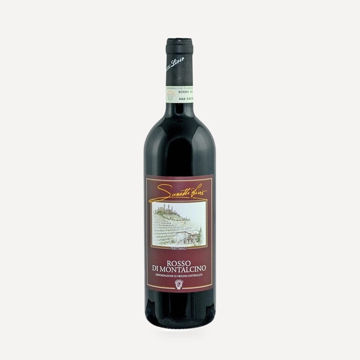 Rosso di Montalcino DOC wine — Sassetti Livio Pertimali winery — Dionysus