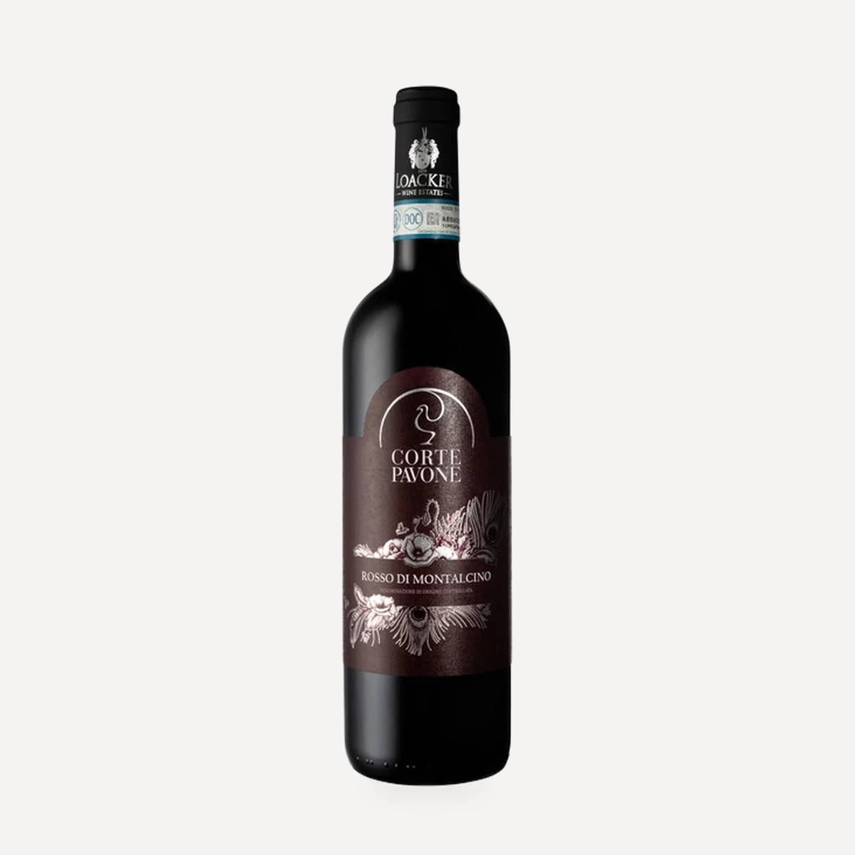 Corte Pavone Rosso di Montalcino DOC wine — Loacker winery — Dionysus