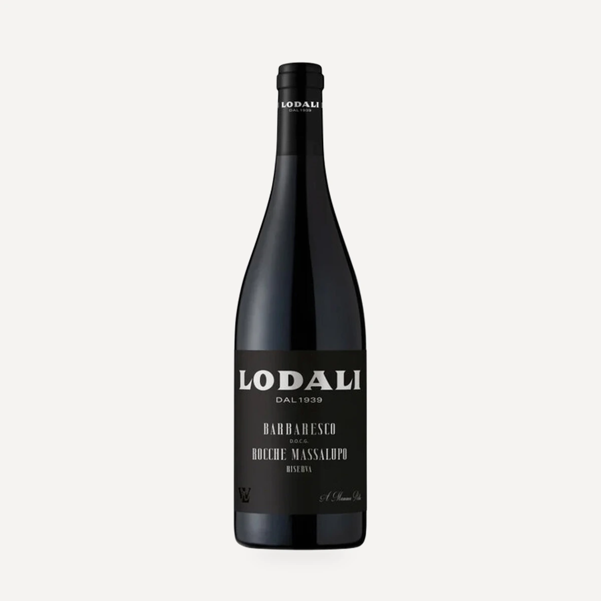 Barbaresco Rocche Massalupo Riserva DOCG wine — Lodali winery — Dionysus