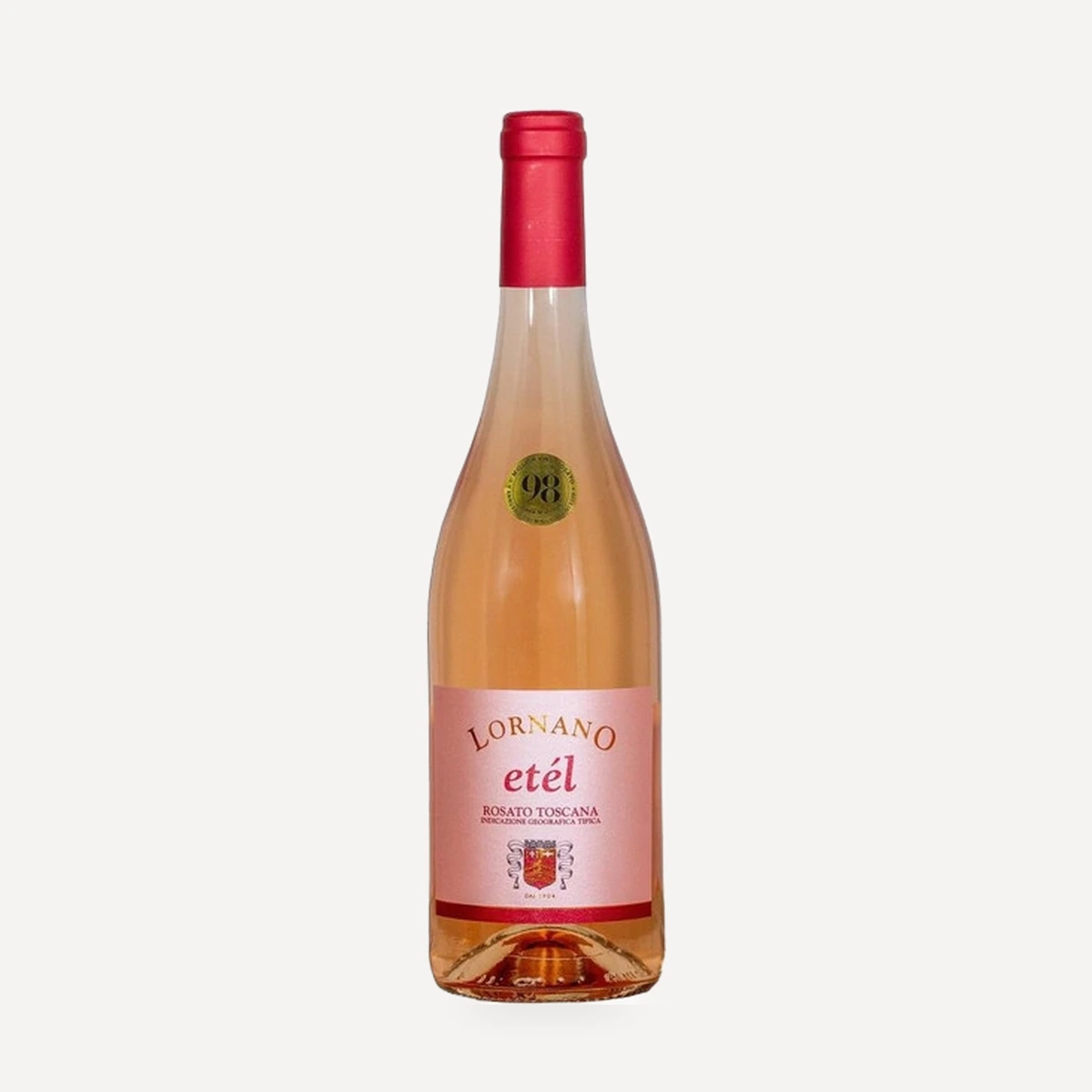 Etel Rosato Toscano IGT wine — Lornano winery — Dionysus