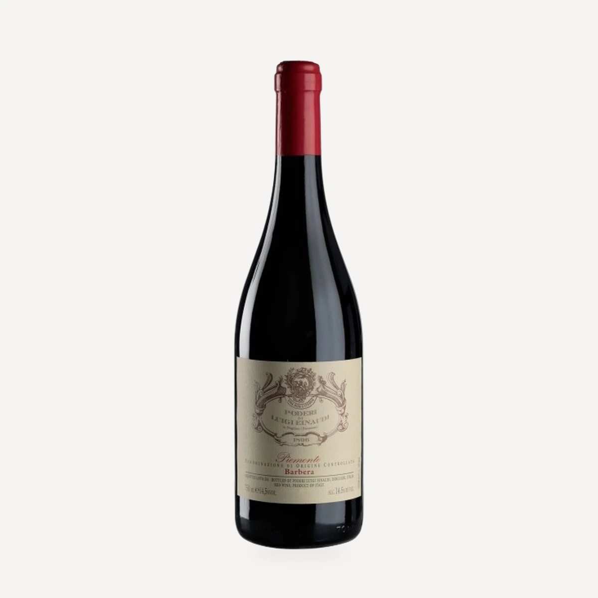 Barbera Piemonte DOC wine — Luigi Einaudi winery — Dionysus