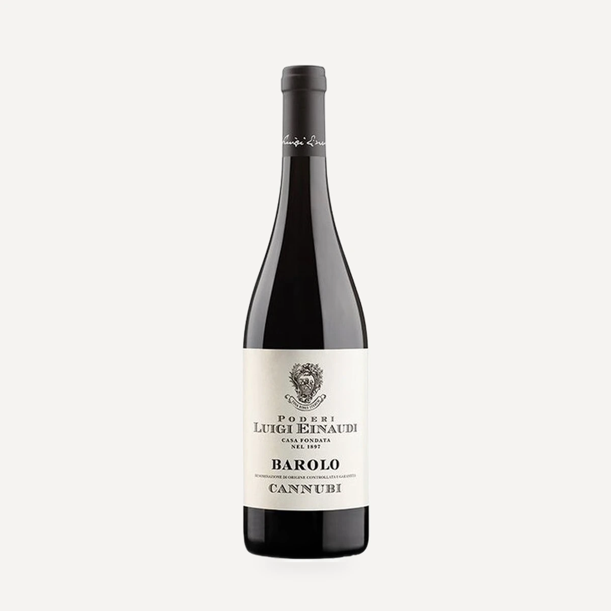 Barolo Cannubi DOCG wine — Luigi Einaudi winery — Dionysus