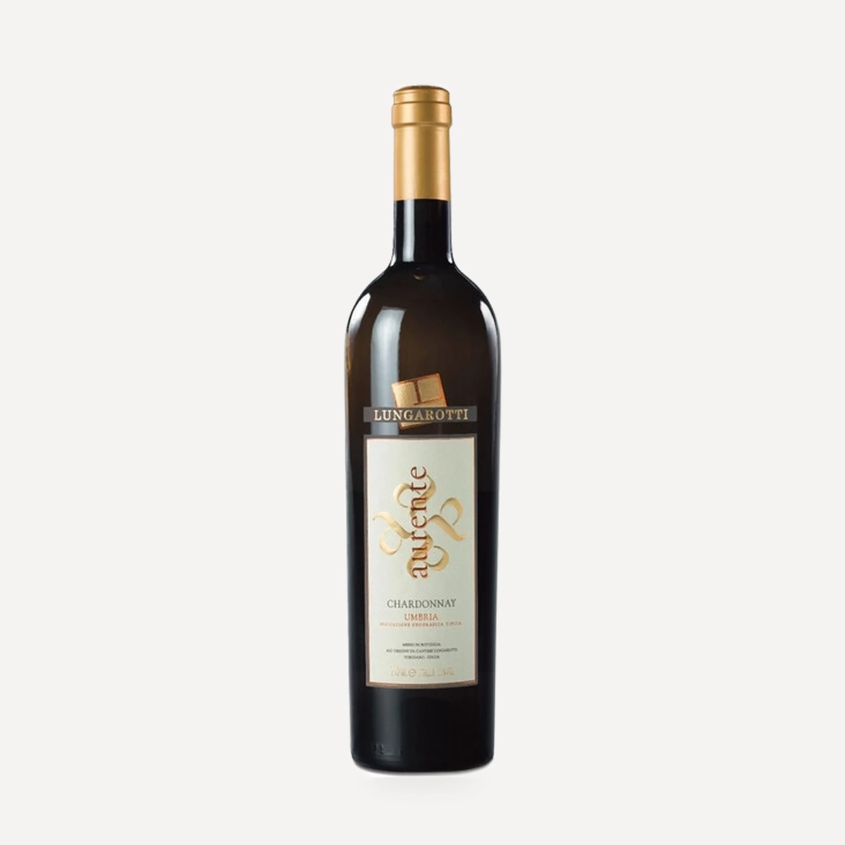 Aurente Chardonnay Umbria IGP wine — Lungarotti winery — Dionysus