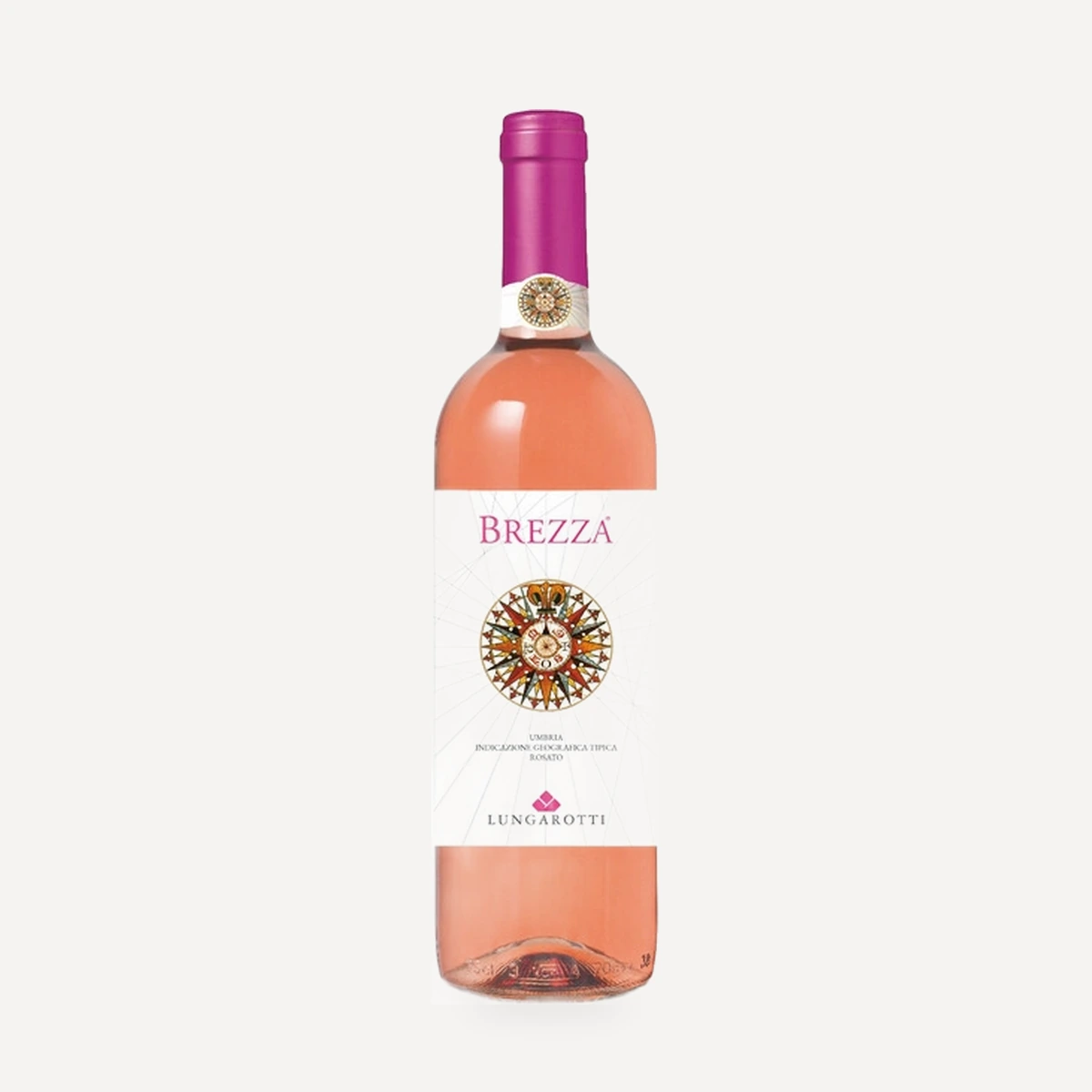 Brezza Rosato Umbria IGT wine — Lungarotti winery — Dionysus