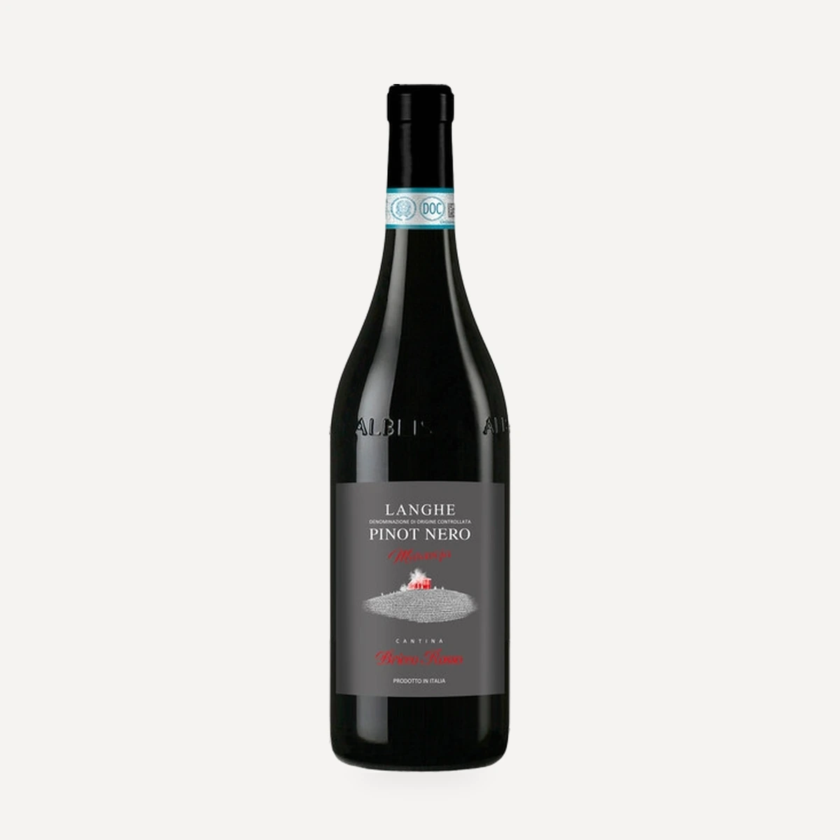 Bricco Rosso Maravija Pinot Nero Lange DOC wine — Manfredi winery — Dionysus