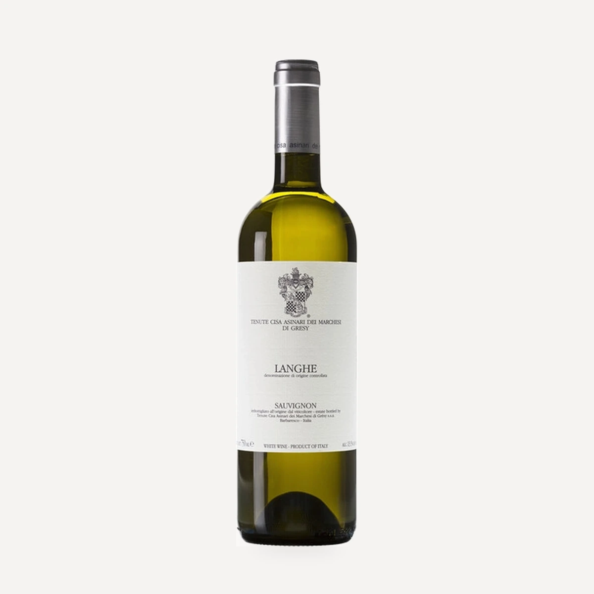 Langhe Sauvignon DOC wine — Marchesi Gresy winery — Dionysus