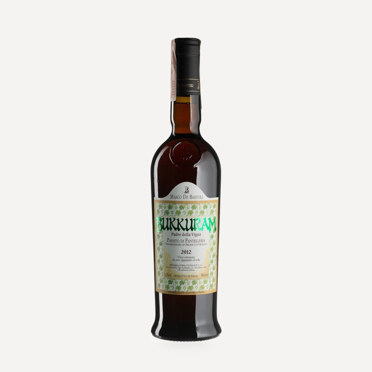 Bukkuram Padre della Vigna Passito di Pantelleria DOC wine — Marco de Bartoli winery — Dionysus