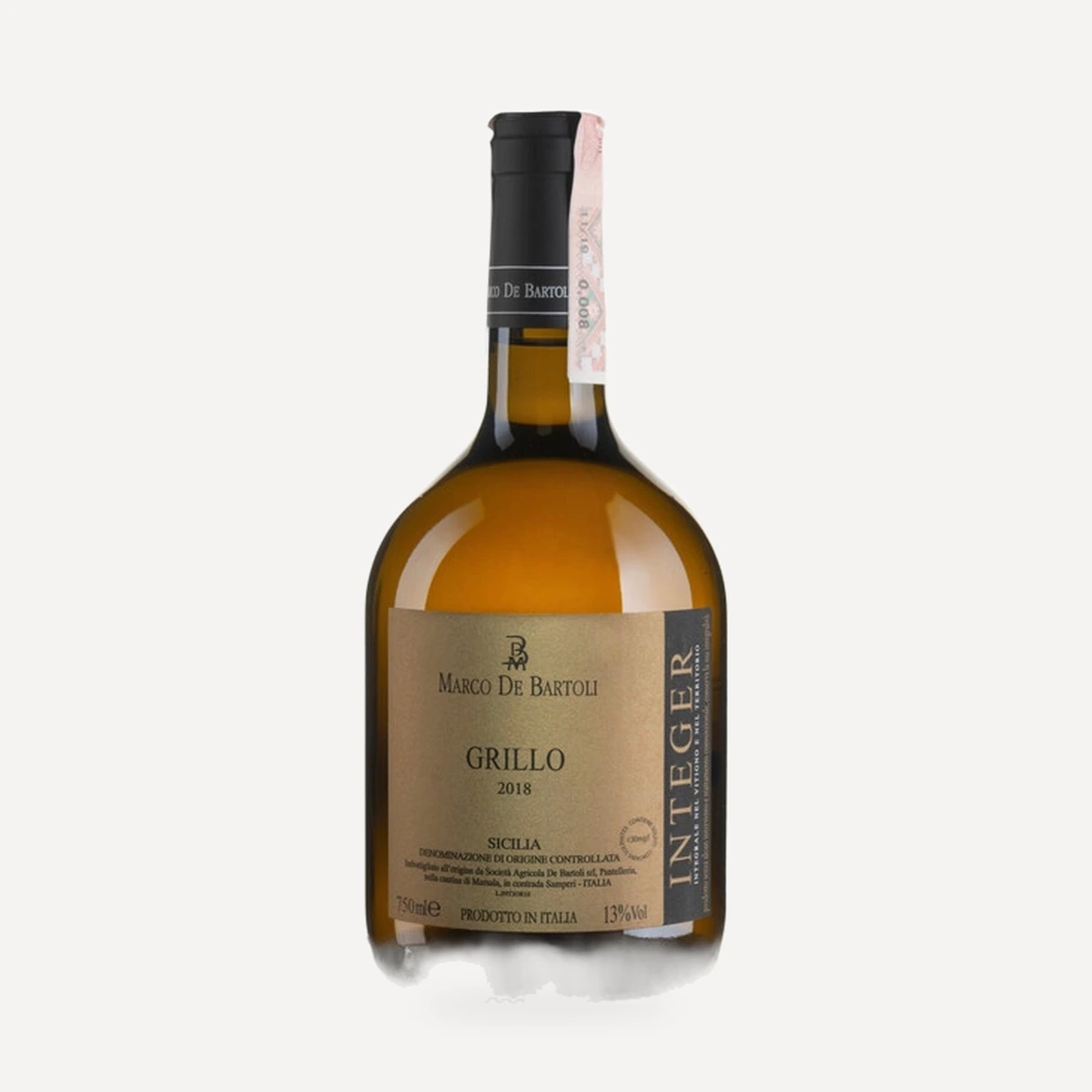 Integer Grillo Sicilia DOC wine — Marco de Bartoli winery — Dionysus