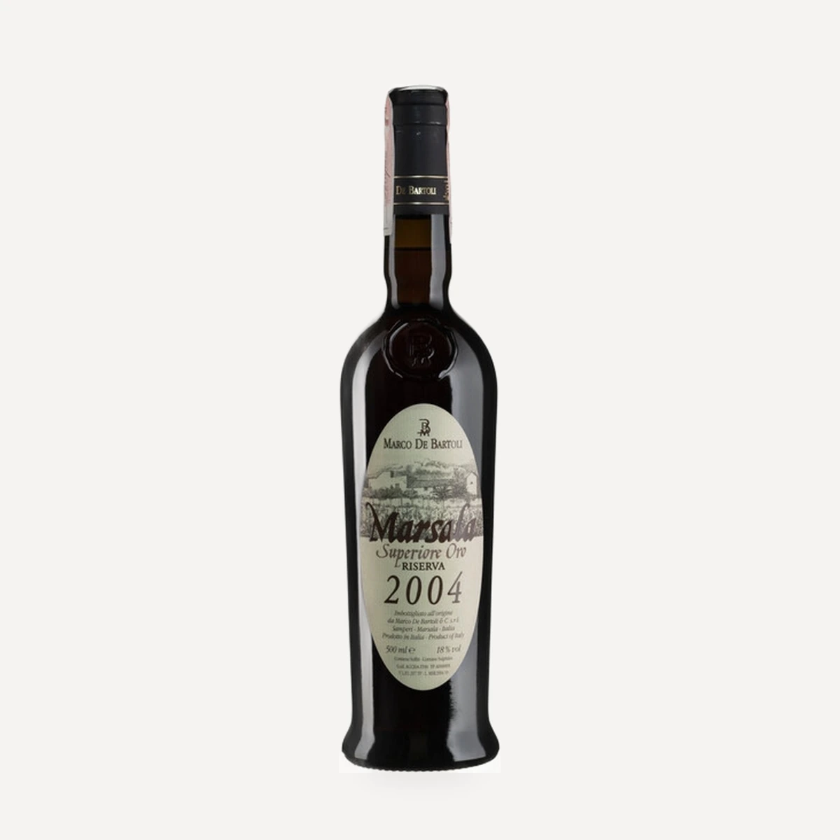 Marsala Superiore Oro Riserva DOC wine — Marco de Bartoli winery — Dionysus