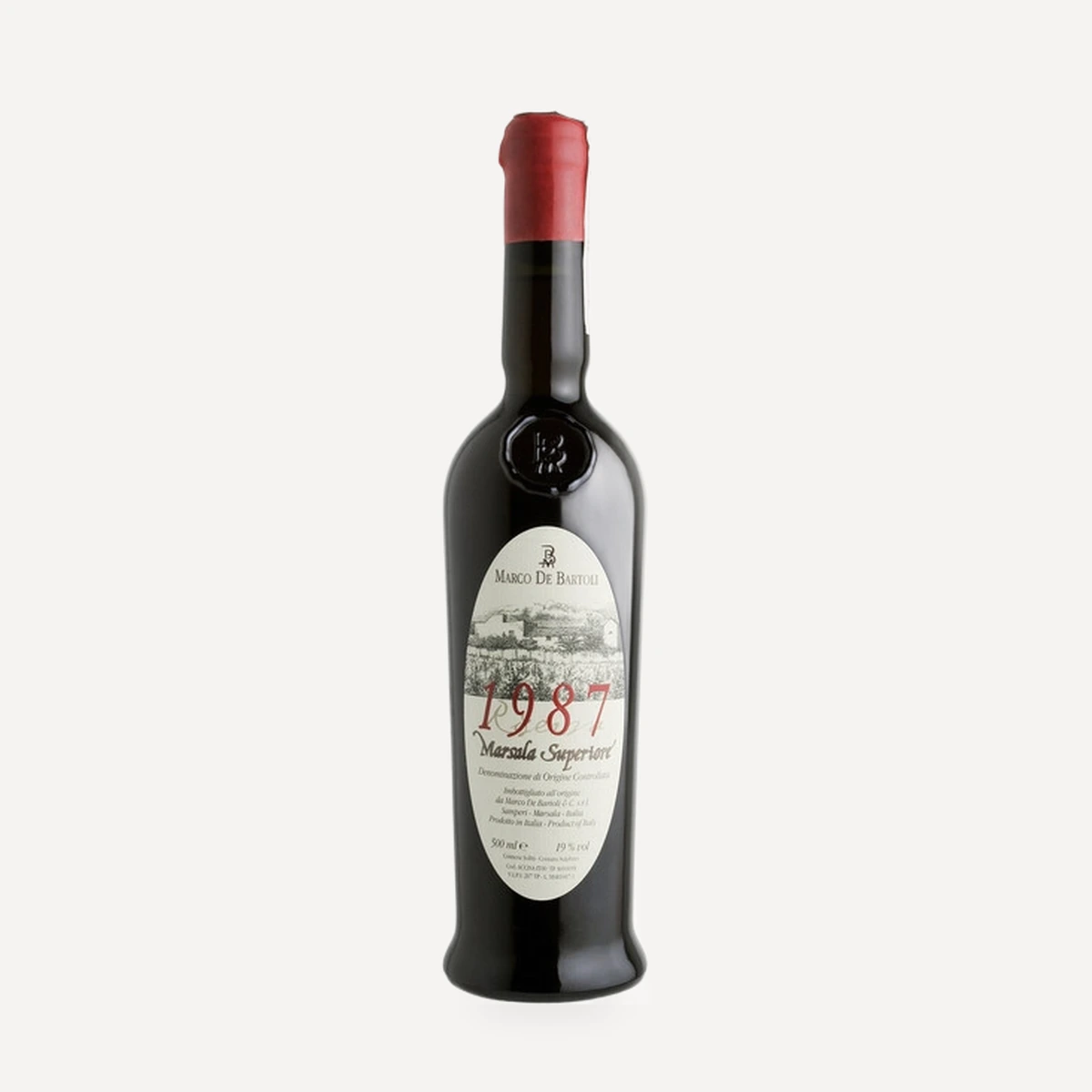 Marsala Superiore Riserva DOC wine — Marco de Bartoli winery — Dionysus