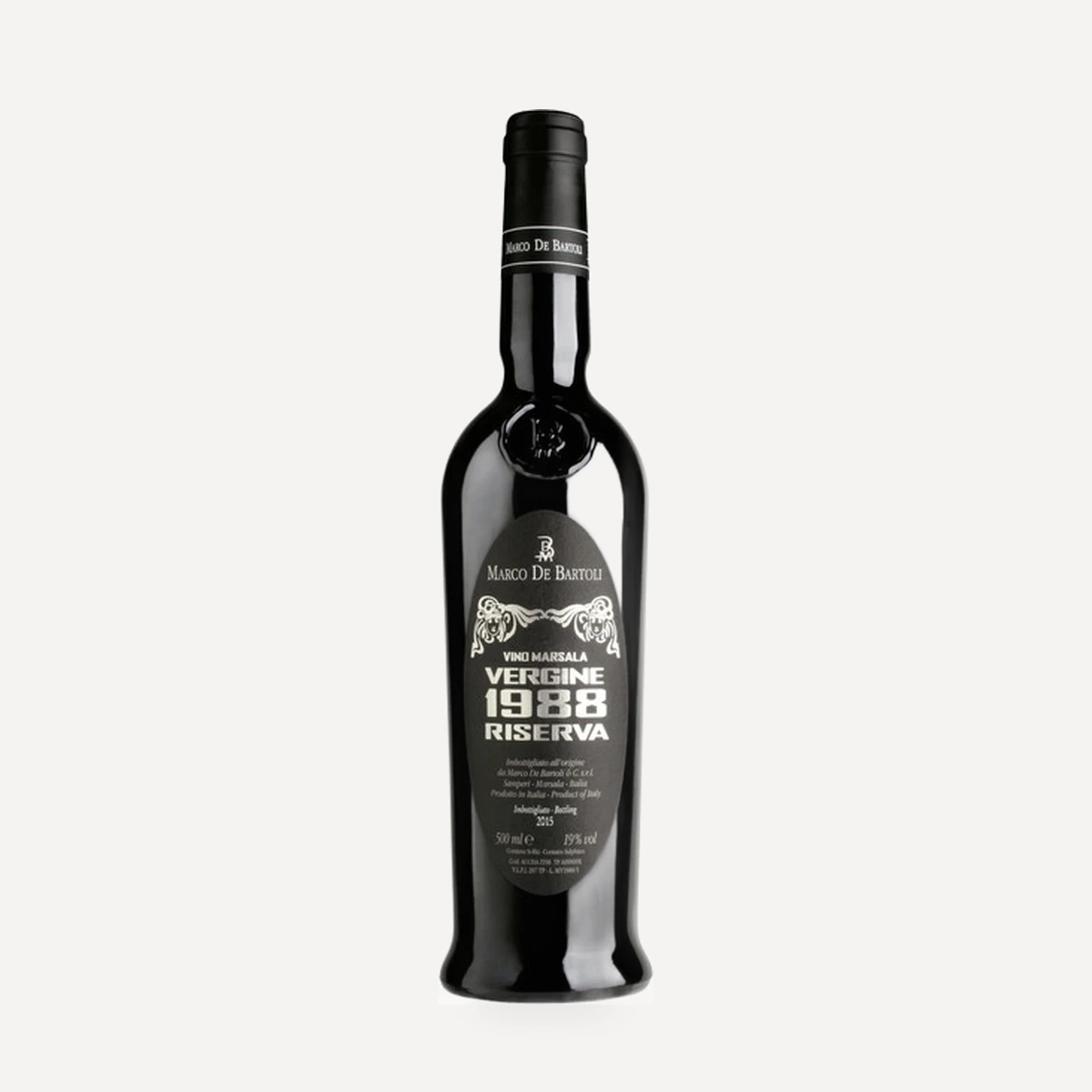 Marsala Vergine Riserva DOC wine — Marco de Bartoli winery — Dionysus