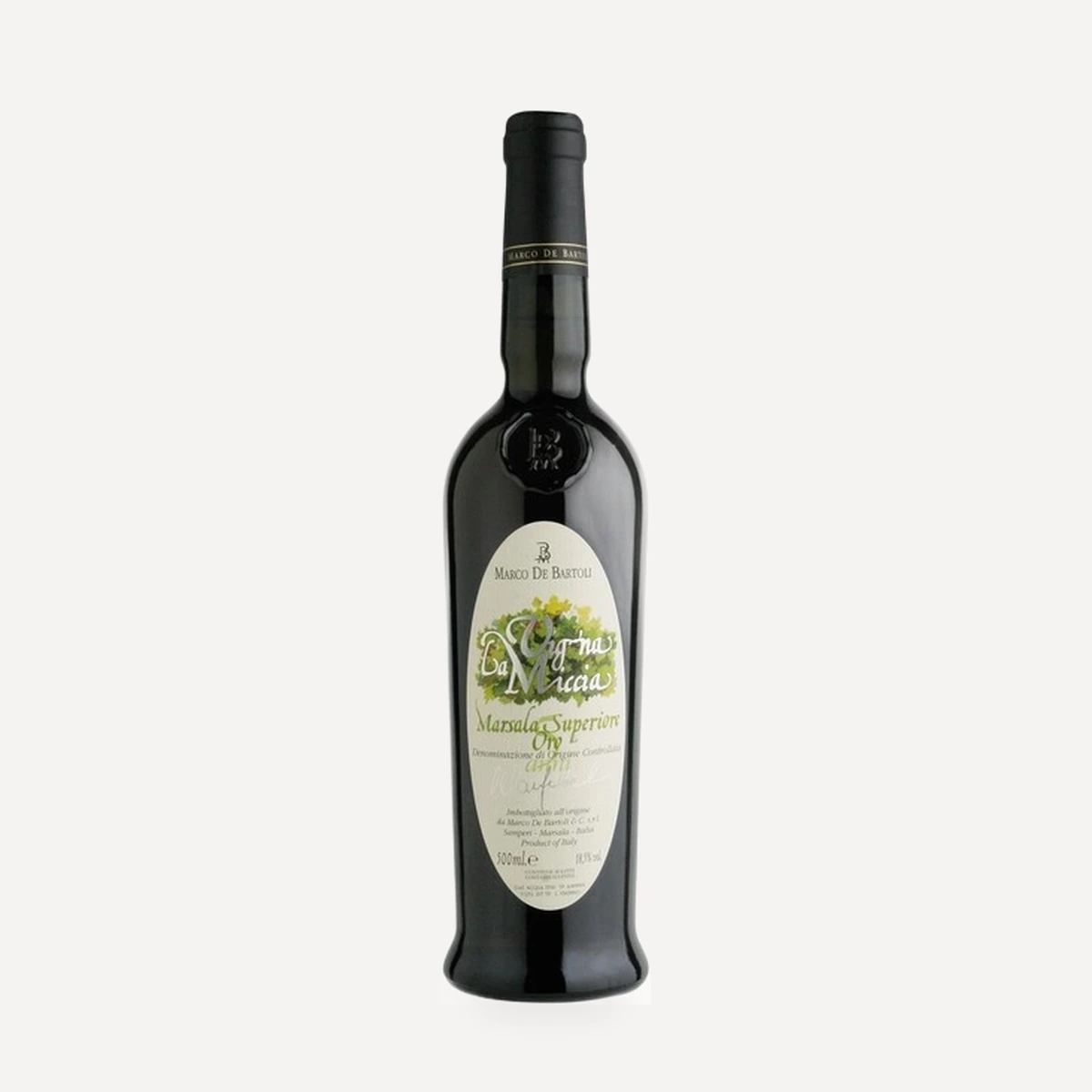 Vigna La Miccia Marsala Superiore Oro DOC wine — Marco de Bartoli winery — Dionysus