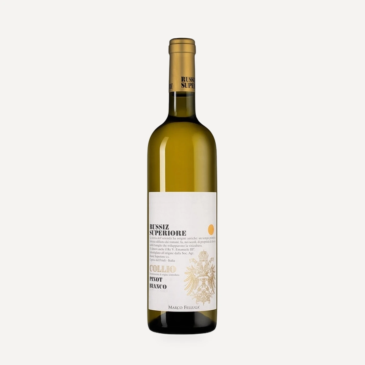 PINOT BIANCO Collio Russiz Superiore DOC wine — Marco Felluga (Russiz Superiore) winery — Dionysus