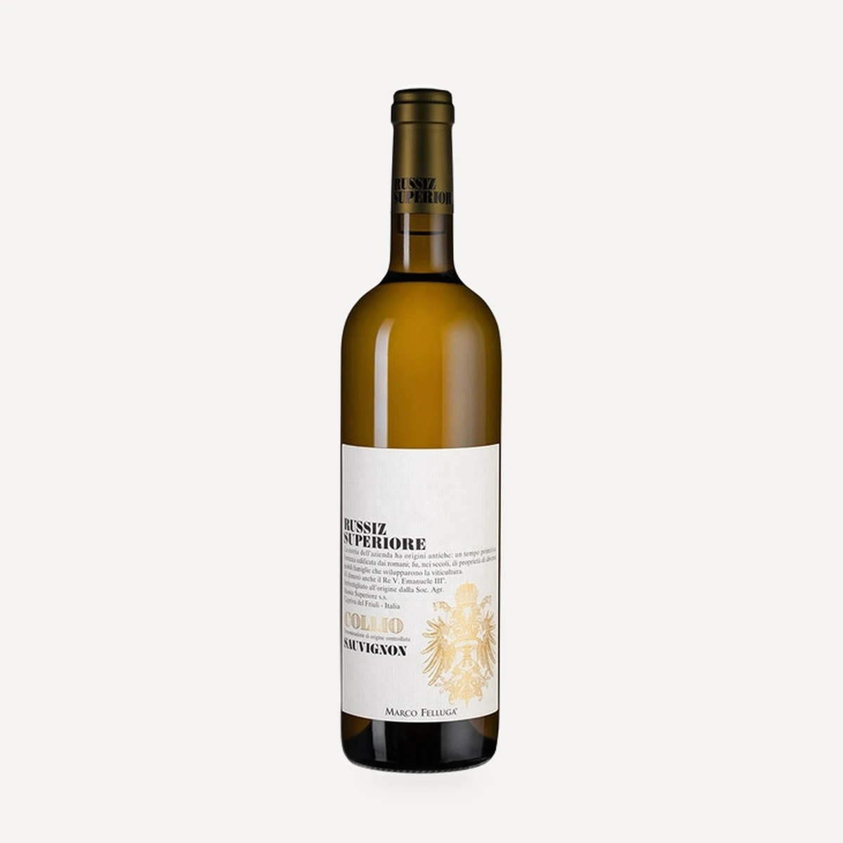 SAUVIGNON BLANC Collio Russiz Superiore DOC wine — Marco Felluga (Russiz Superiore) winery — Dionysus