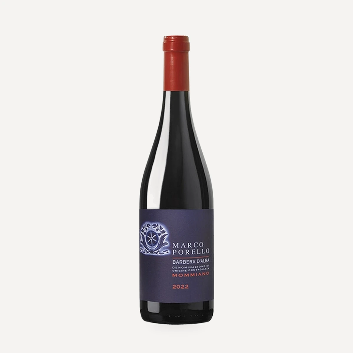 Barbera d'Alba Mommiano DOC wine — Marco Porello winery — Dionysus