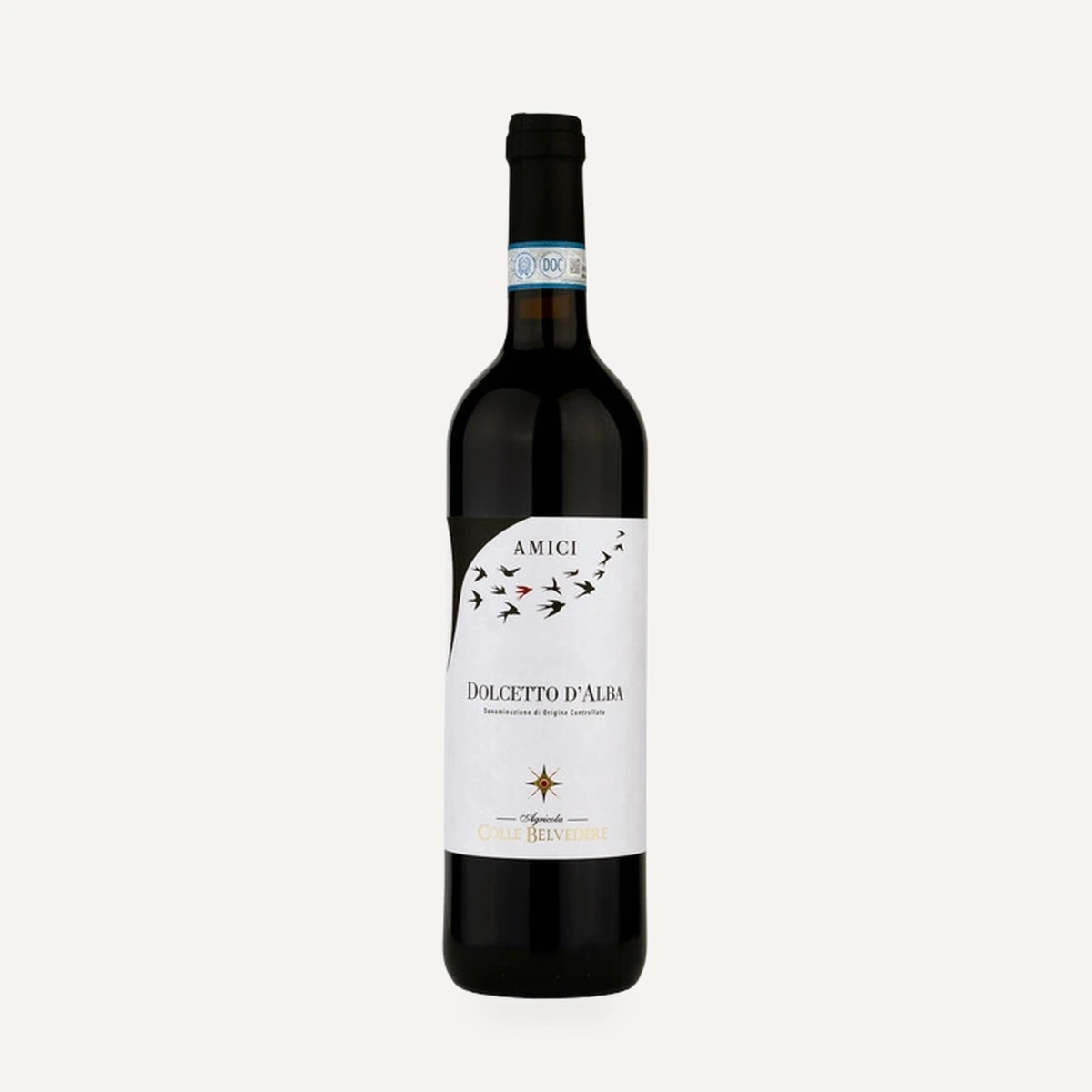 Amici Dolcetto d'Alba DOC wine — Marrone winery — Dionysus