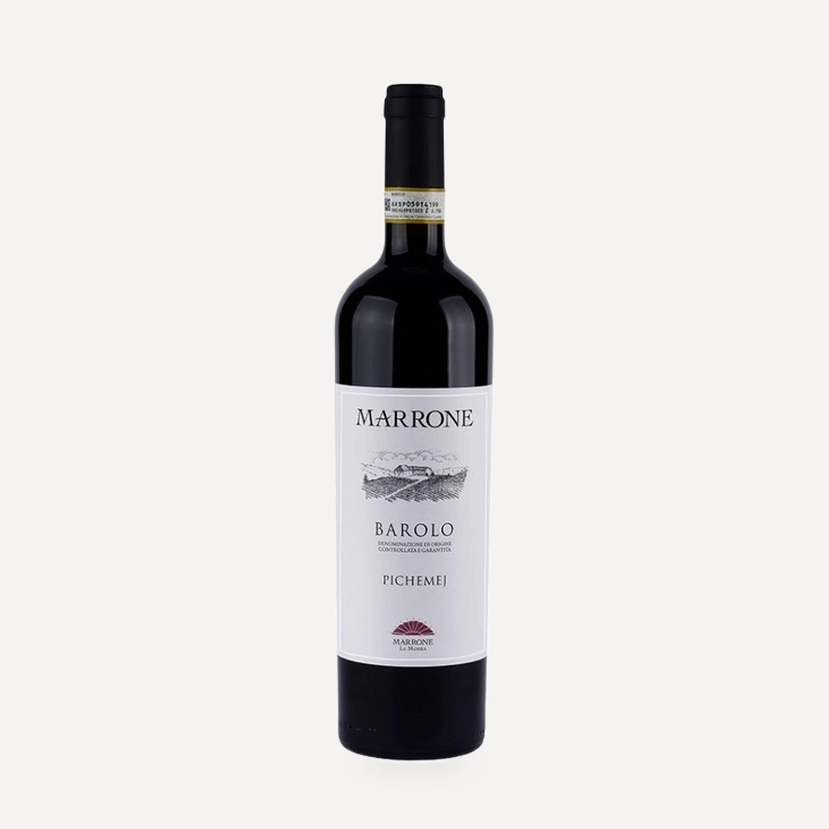 Barolo Pichemej DOCG wine — Marrone winery — Dionysus
