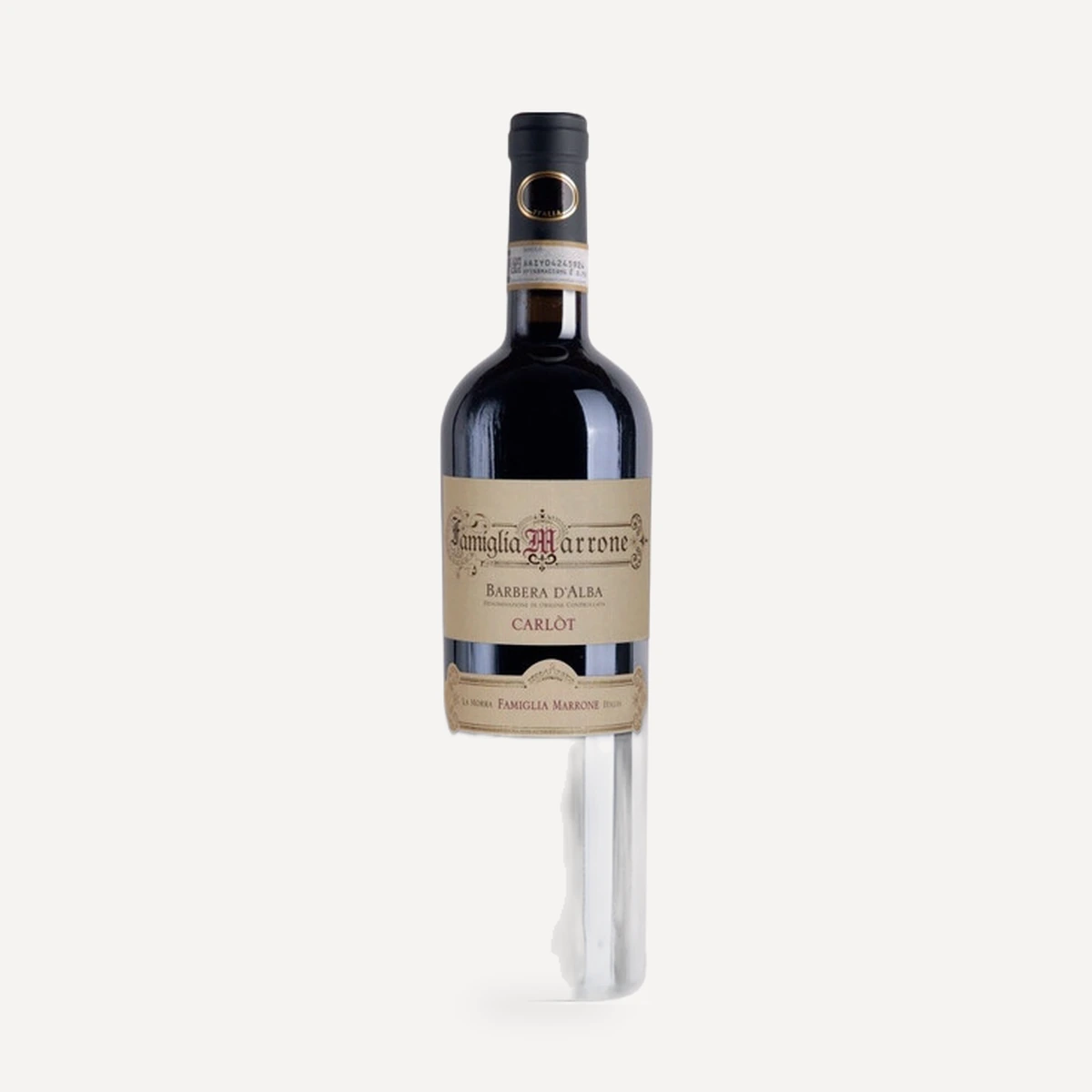 Carlot Barbera d'Alba DOC wine — Marrone winery — Dionysus