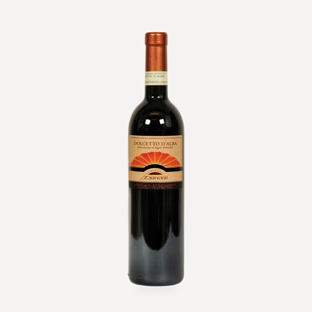 Dolcetto d'Alba DOC wine — Marrone winery — Dionysus