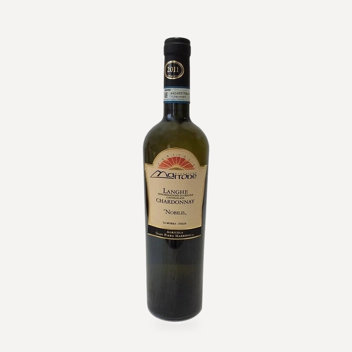 Nobilis Chardonnay Langhe DOC wine — Marrone winery — Dionysus