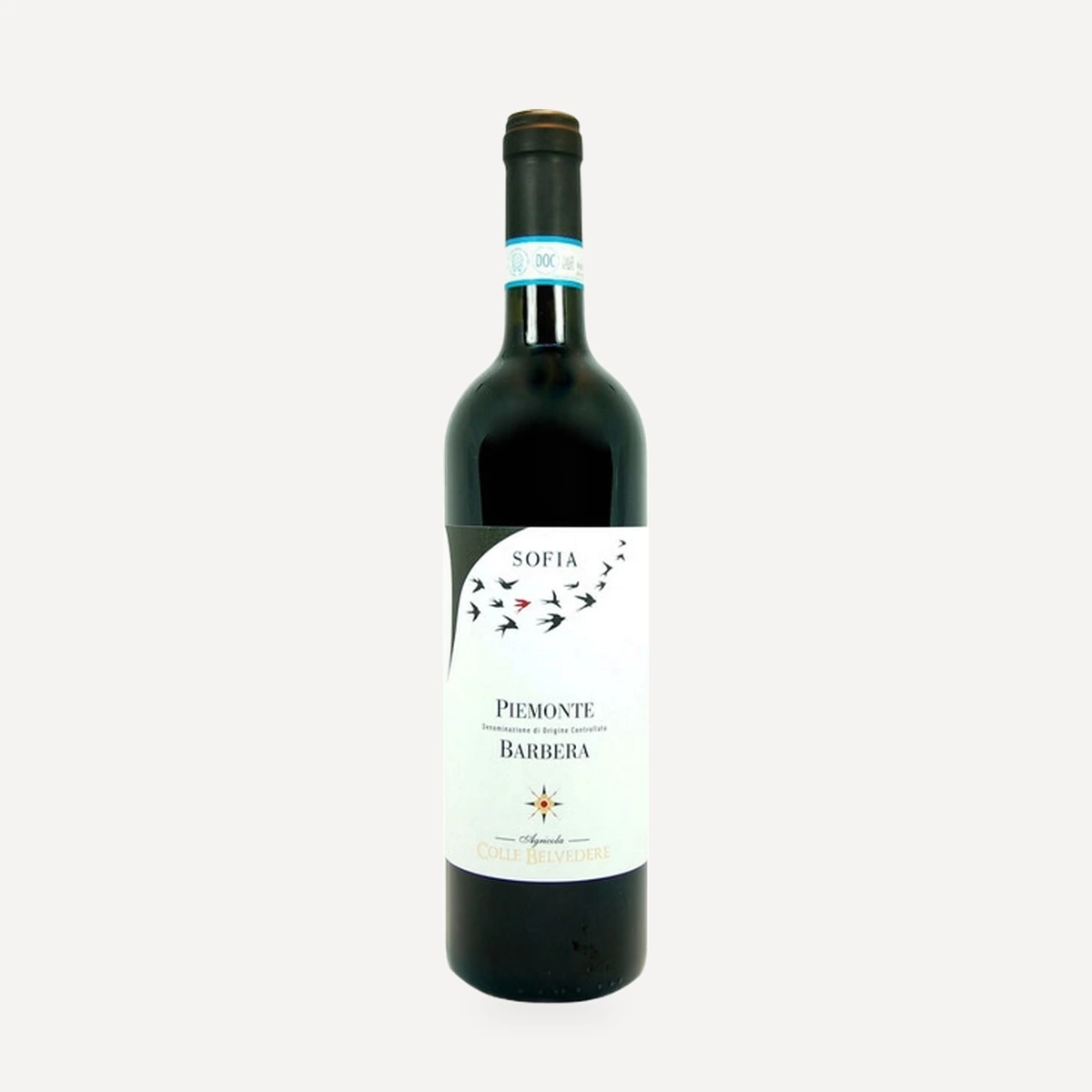 Sofia Barbera Piemonte DOC wine — Marrone winery — Dionysus