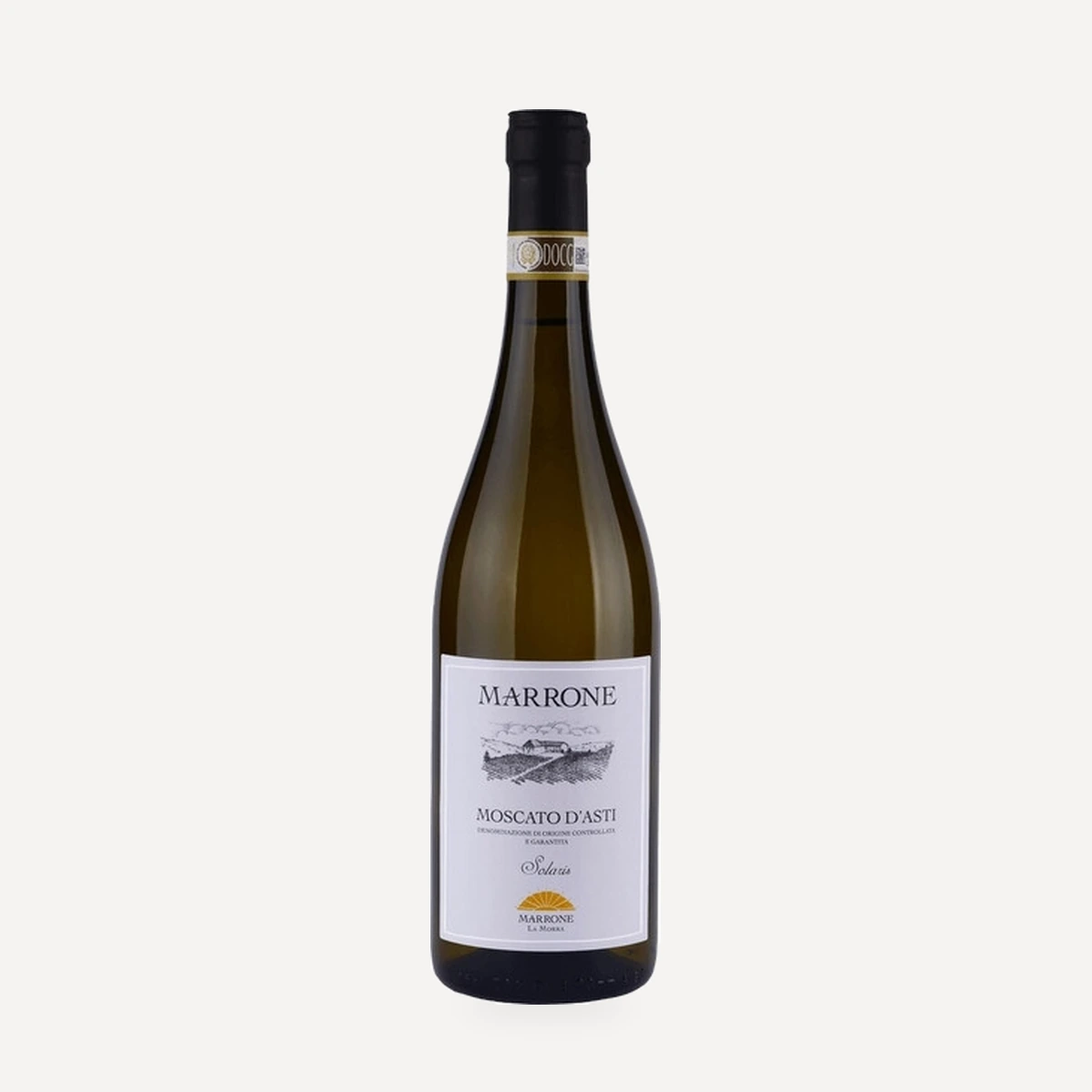 Solaris Moscato d'Asti DOCG wine — Marrone winery — Dionysus