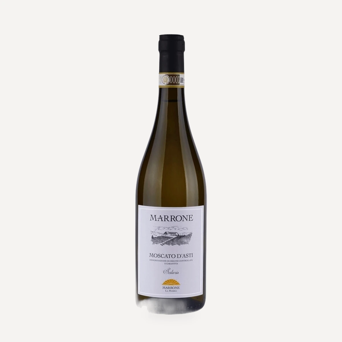 Solaris Moscato d'Asti DOCG wine — Marrone winery — Dionysus