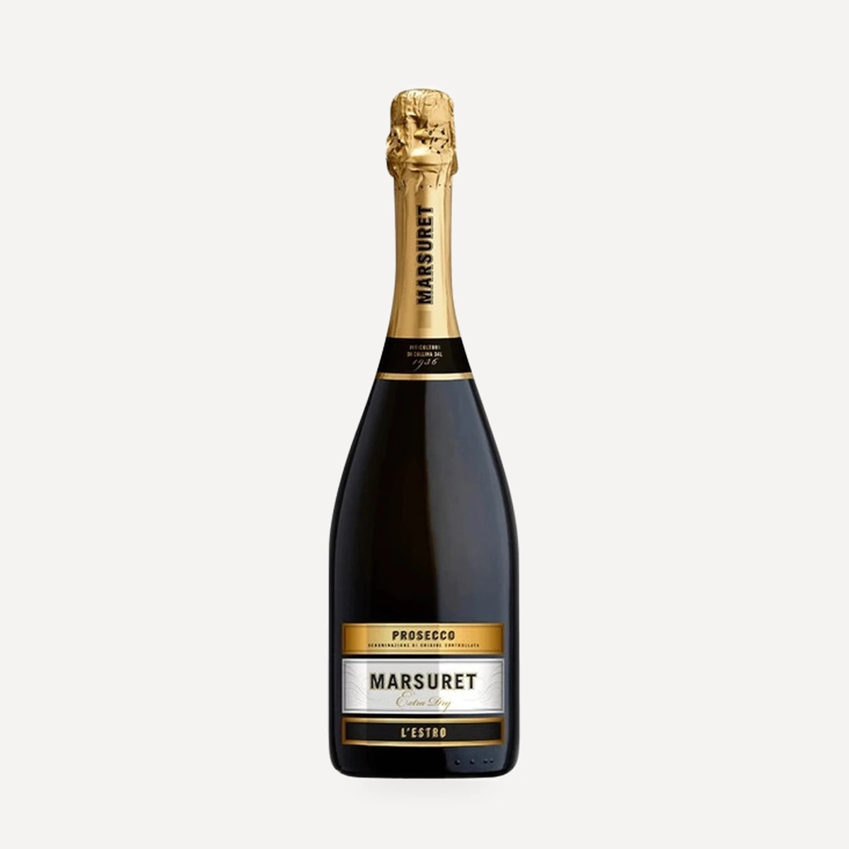 L'Estro Prosecco Treviso Extra Dry DOC wine — Marsuret winery — Dionysus