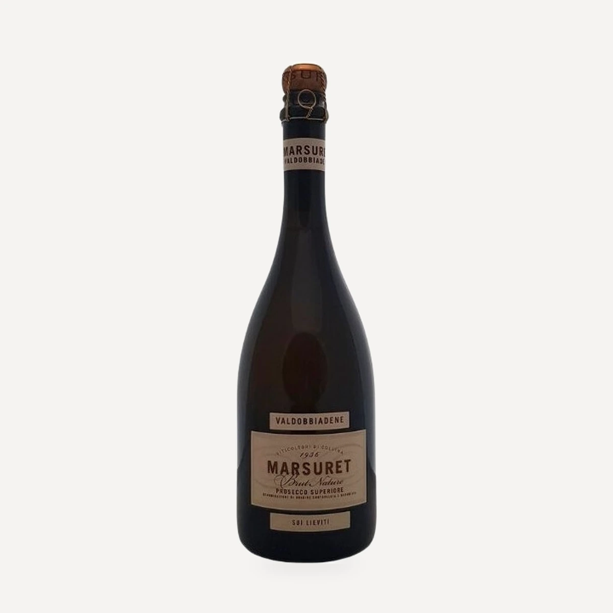 Prosecco Valdobbiadene Superiore Sui Lieviti Brut Nature DOCG wine — Marsuret winery — Dionysus