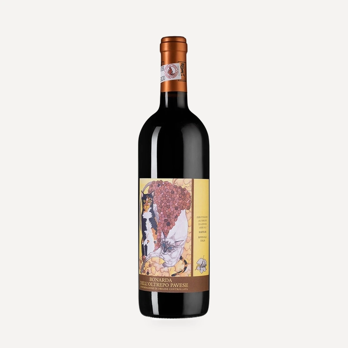 Bonarda dell'Oltrepo Pavese DOC wine — Martilde winery — Dionysus