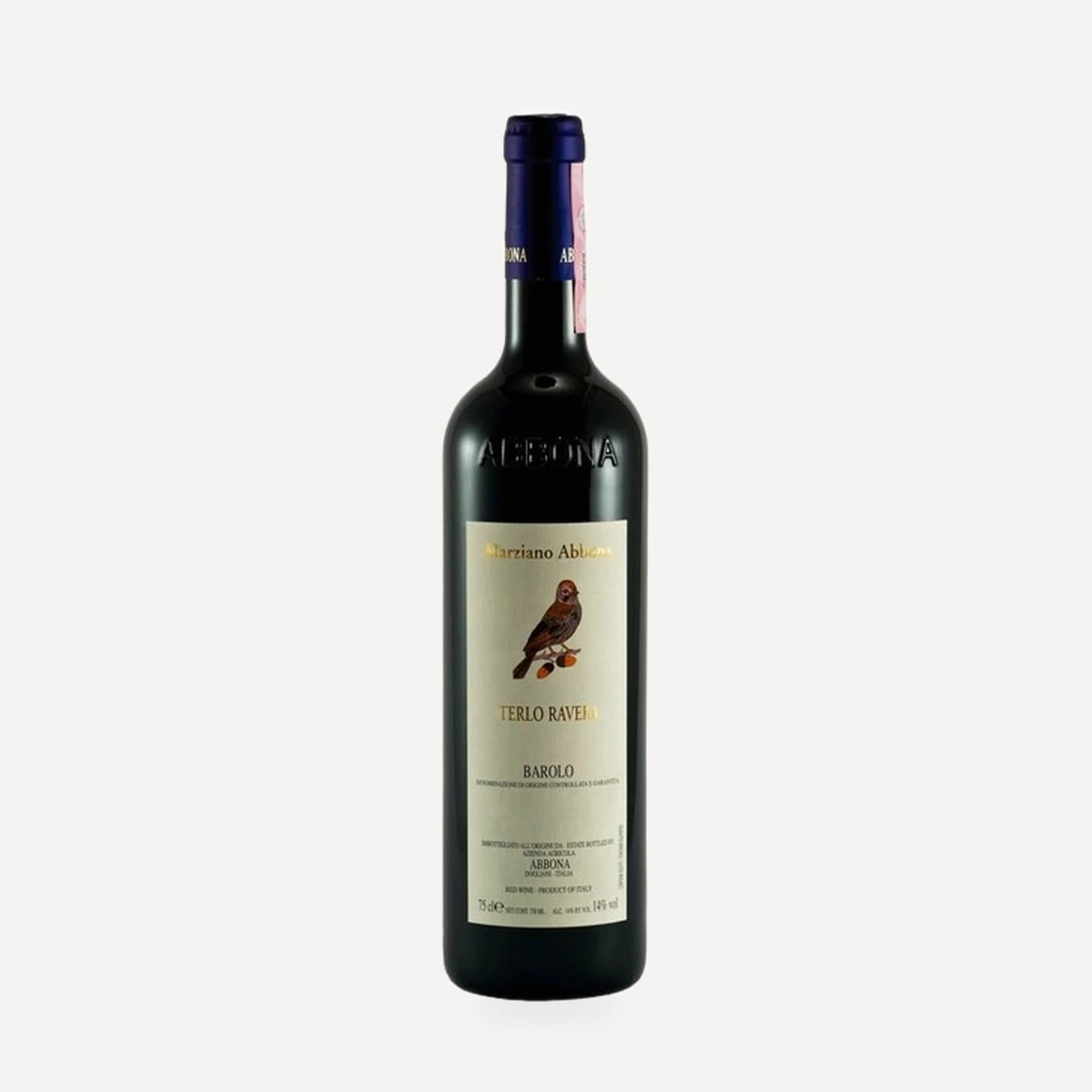 Barolo Ravera DOCG wine — Marziano Abbona winery — Dionysus