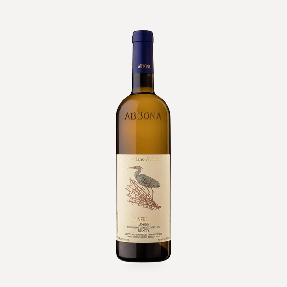 Langhe Bianco Cinerino DOC wine — Marziano Abbona winery — Dionysus