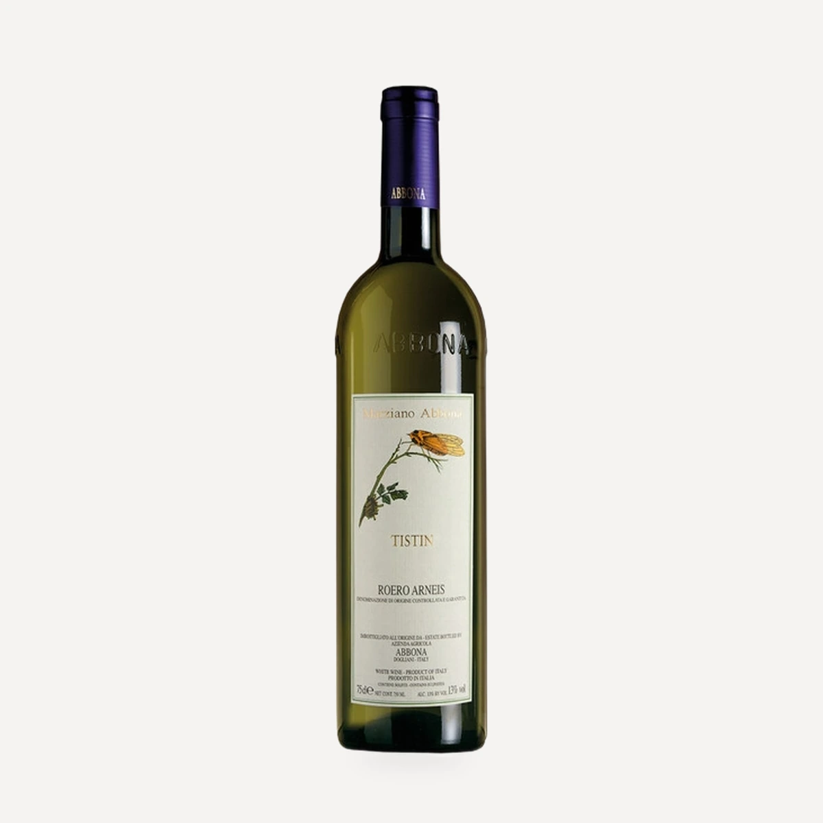 Roero Arneis Tistin DOCG wine — Marziano Abbona winery — Dionysus