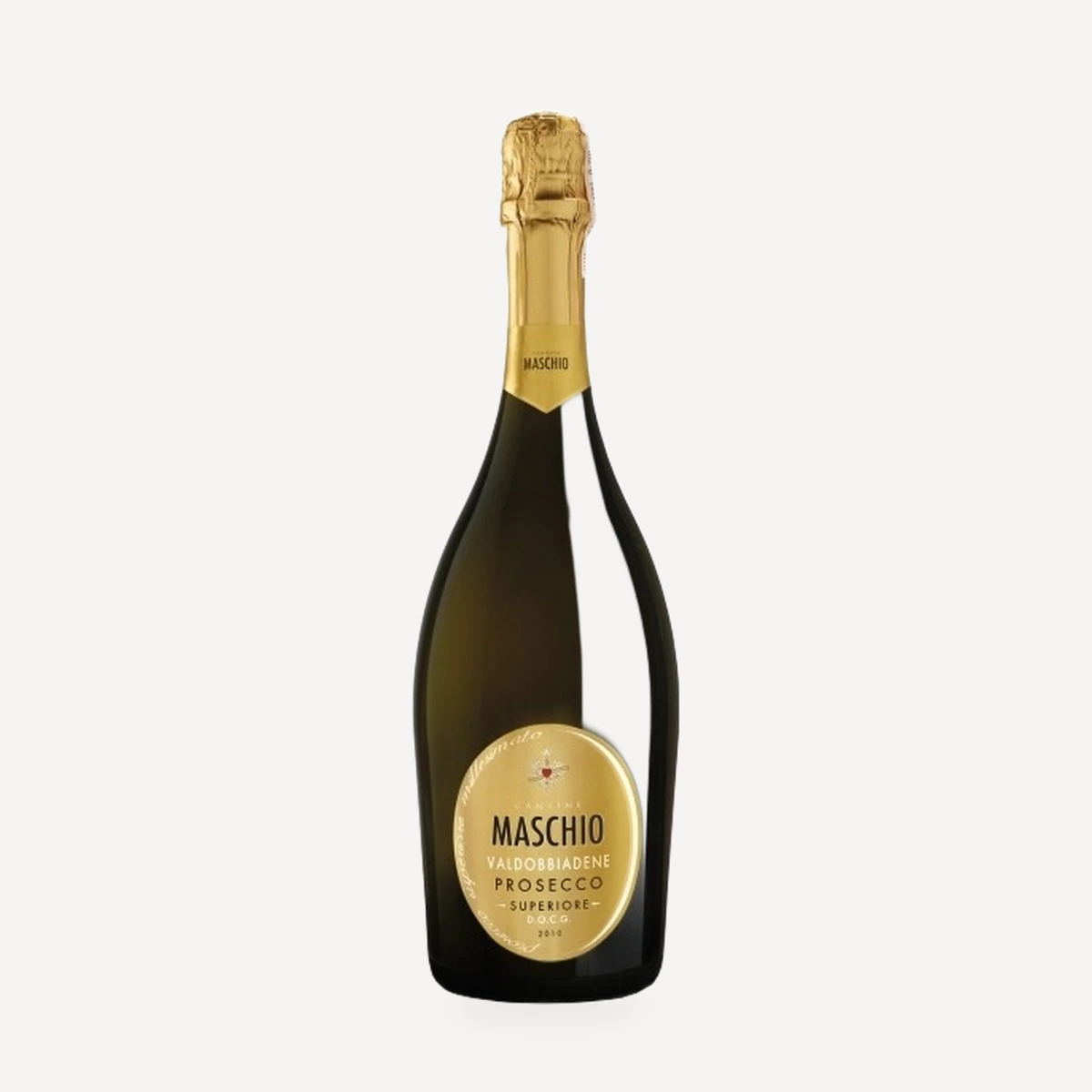 Valdobbiadene Prosecco Superiore DOCG wine — Maschio winery — Dionysus