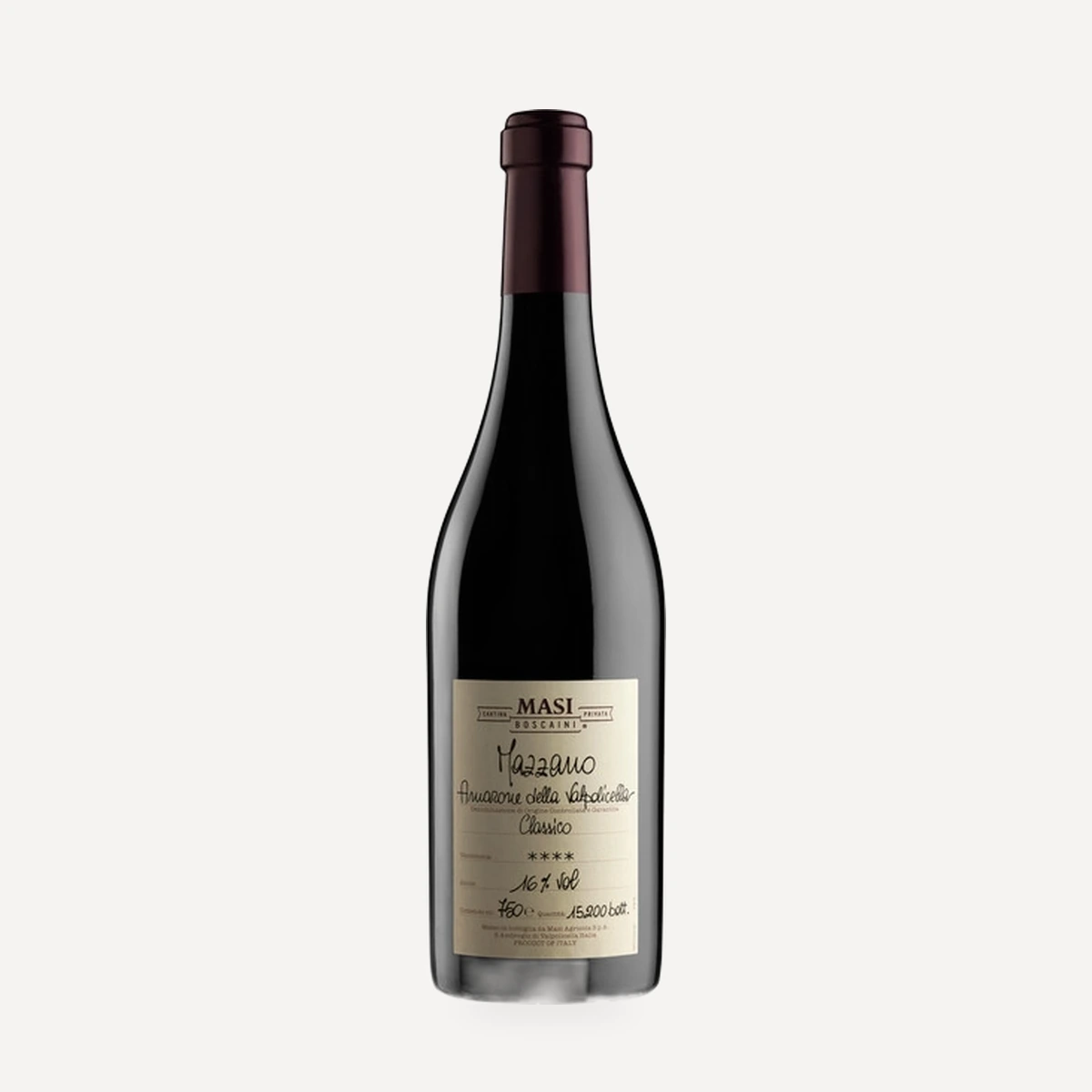 Mazzano Amarone della Valpolicella Classico DOCG wine — Masi winery — Dionysus