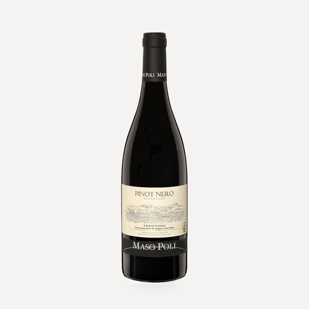 Pinot Nero TRENTINO Superiore DOC wine — Maso Poli winery — Dionysus