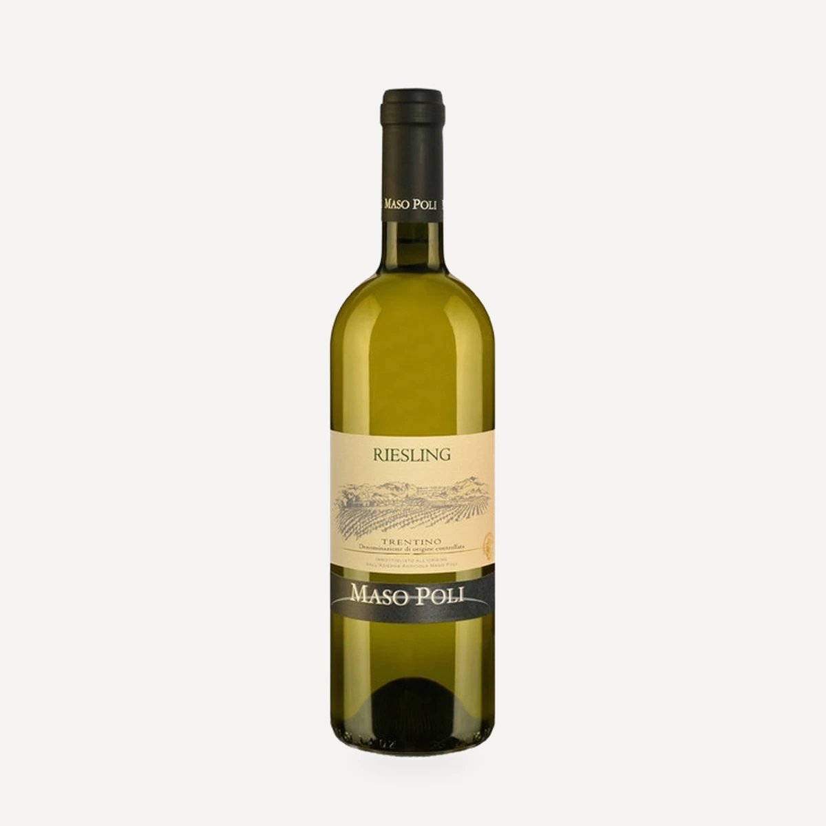 Riesling TRENTINO DOC wine — Maso Poli winery — Dionysus