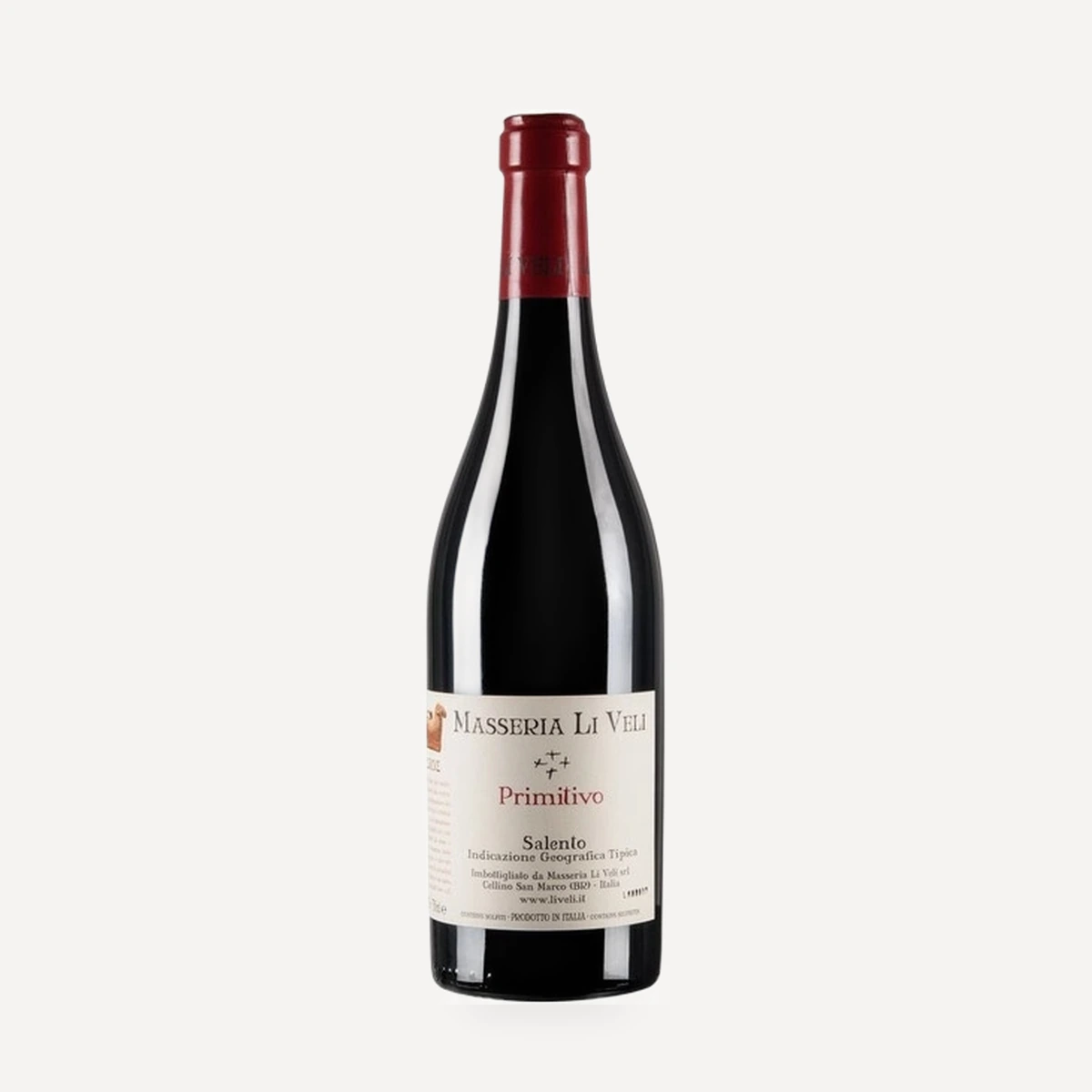 Askos Primitivo Salento IGT wine — Masseria Li Veli winery — Dionysus