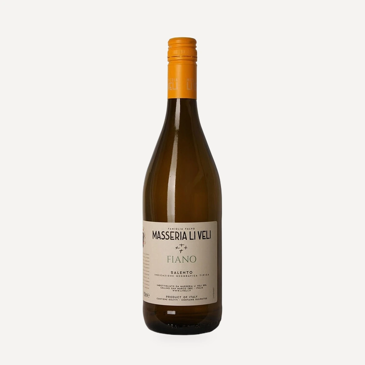Fiano Salento IGT wine — Masseria Li Veli winery — Dionysus