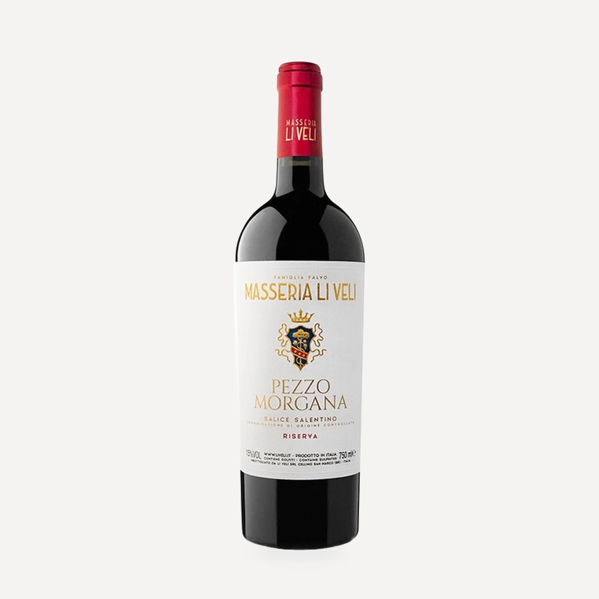 Pezzo Morgana Riserva Salice Salentino DOC wine — Masseria Li Veli winery — Dionysus